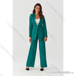 Women's Plus Size (34-54) Elegant Long Pants and Long Sleeve Blazer Set POLISH FASHION PMLMR23GARNITUR-3