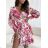 Women's Elegant Long Sleeve Dress (S/M ONE SIZE) ITALIAN FASHION IMWGB23701