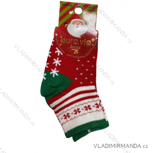 Christmas socks for girls and boys (0-12,12-24) AURA.VIA SB5618