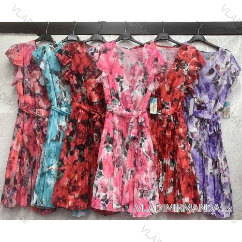 Summer short sleeve summer dress (S / M ONE SIZE) ITALIAN FASHION IMWY21019