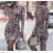 Women's Long Chiffon Short Sleeve Dress (S/M ONE SIZE) ITALIAN FASHION IMWGM23456