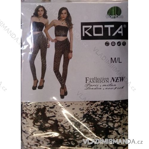 Leggings mild bamboo ladies with pockets (m-3xl) ROTA 1518
