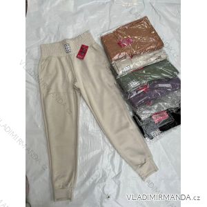 Women's long velvet sweatpants (S-XL) TURKISH FASHION TMWL20633