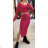 Women's Elegant Long Skirt and Long Sleeve Top Set (S/M ONE SIZE) ITALIAN FASHION IMPOC239123