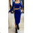 Women's Elegant Long Skirt and Long Sleeve Top Set (S/M ONE SIZE) ITALIAN FASHION IMPOC239123