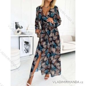 Summer Shirt Dress Long Sleeve Oversize Women's (S / M ONE SIZE) ITALIAN FASHION IMWM216078