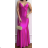 Women's long elegant dress with straps (S/M ONE SIZE) ITALIAN FASHION IMPLP2322930135