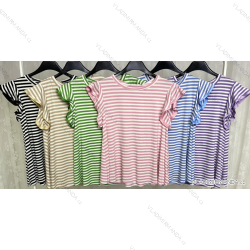 T-shirt short sleeve women's stripe (S/M ONE SIZE) ITALIAN FASHION IMPLP2377350058