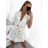 Šaty letní na ramínka dámské (S/M ONE SIZE) ITALSKÁ MÓDA IMPBB22B21841 S/M white