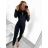 Women's Long Long Sleeve Jumpsuit (S/M ONE SIZE) ITALIAN FASHION IMPGM237080