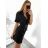 Women's Elegant Coat Short Sleeve Dress (S/M ONE SIZE) ITALIAN FASHION IMPGM238027