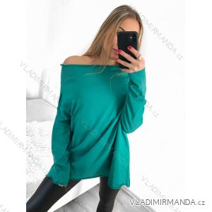 Women's Long Sleeve Knitted Turtleneck Sweater (S/M ONE SIZE) ITALIAN FASHION IM323001