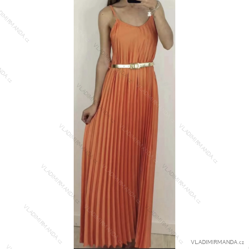 Women's Long Elegant Strapless Dress (S/M ONE SIZE) ITALIAN FASHION IMPMG232231