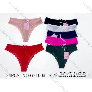 Women's Plus Size Thong Briefs (29-33) PRA23G2100