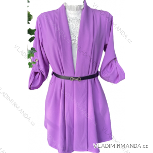 Cardigan Jacket With Belt Long Long Sleeve Women's (S/M ONE SIZE) ITALIAN FASHION IMPMG232323