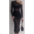 Women's Elegant Long Sleeve Dress (S/M ONE SIZE) ITALIAN FASHION IMPMG234624-pz3