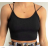 Women's Strappy Crop Top (S/M ONE SIZE) ITALIAN FASHION IMPCF2320824MICRO