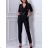 Women's Long Elegant Long Sleeve Jumpsuit (S/M ONE SIZE) ITALIAN FASHION IMWGE231171