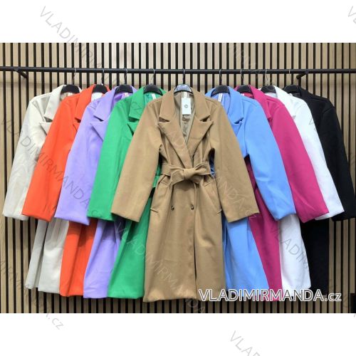Women's Plus Size Long Sleeve Coat (XL/2XL ONE SIZE) ITALIAN FASHION IMWGA231225
