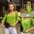 Women's Long Chiffon Short Sleeve Dress (S/M ONE SIZE) ITALIAN FASHION IMWGS231048