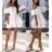 Women's Long Chiffon Short Sleeve Dress (S/M ONE SIZE) ITALIAN FASHION IMWGS231048