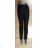 Women's long leggings (L-2XL) ELEVEK 9930-13 black L