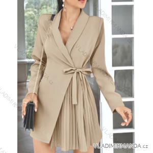 Women's Elegant Coat Long Sleeve Dress (S/M ONE SIZE) ITALIAN FASHION IMPCF2316972