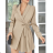 Women's Elegant Coat Long Sleeve Dress (S/M ONE SIZE) ITALIAN FASHION IMPCF2316972