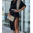 Women's Long Sleeve Shirt Dress (S/M ONE SIZE) ITALIAN FASHION IMPGM2310704