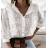 Women's Lace Sleeve Shirt (S/M ONE SIZE) ITALIAN FASHION IMPGM2311152