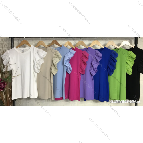 Women's Short Sleeve T-Shirt (S/M ONE SIZE) ITALIAN FASHION IMPGM235756