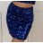 Women's Sparkly Sequin Short Skirt (S/M ONE SIZE) ITALIAN FASHION IMPBB24O797