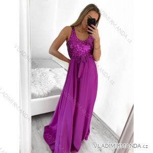 Women's Long Elegant Sleeveless Dress (S/M ONE SIZE) ITALIAN FASHION IMPLP2357280016