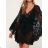 Women's Long Chiffon Short Sleeve Dress (S/M ONE SIZE) ITALIAN FASHION IMWGM23456