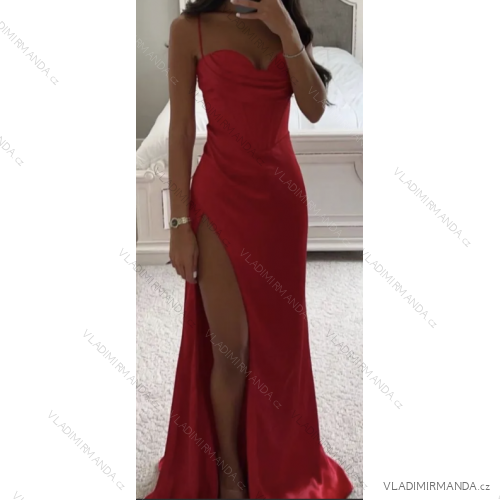 Women's long elegant strapless dress (S/M ONE SIZE) ITALIAN FASHION IMPGM2310712