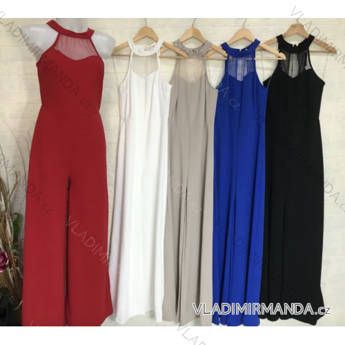 Women's Sleeveless Long Jumpsuit (S/M ONE SIZE) ITALIAN FASHION IMPGM235823