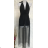 Women's Long Elegant Sleeveless Dress (S/M ONE SIZE) ITALIAN FASHION IMPGM236293