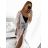 Women's Long Chiffon Short Sleeve Dress (S/M ONE SIZE) ITALIAN FASHION IMWGS231048 S/M white