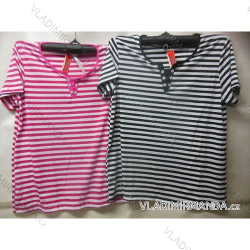 T-shirt short sleeve women (m-xxl) WANDENG JT-81440-NSY
