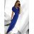 Šaty košilové dlouhý rukáv dámské (S/M ONE SIZE) ITALSKÁ MODA IMB229927 XL/2XL Green