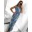 Women's Elegant Icecool Sleeveless Long Dress (M/L, XL/XXL) AINUOSI ITALIAN FASHION IMB237752