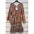 Women's Long Sleeve Dress (S/M ONE SIZE) ITALIAN FASHION IMPSH235001V