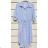 Women's Stripe Long Sleeve Shirt Dress (S/M ONE SIZE) ITALIAN FASHION IMPSH233014B